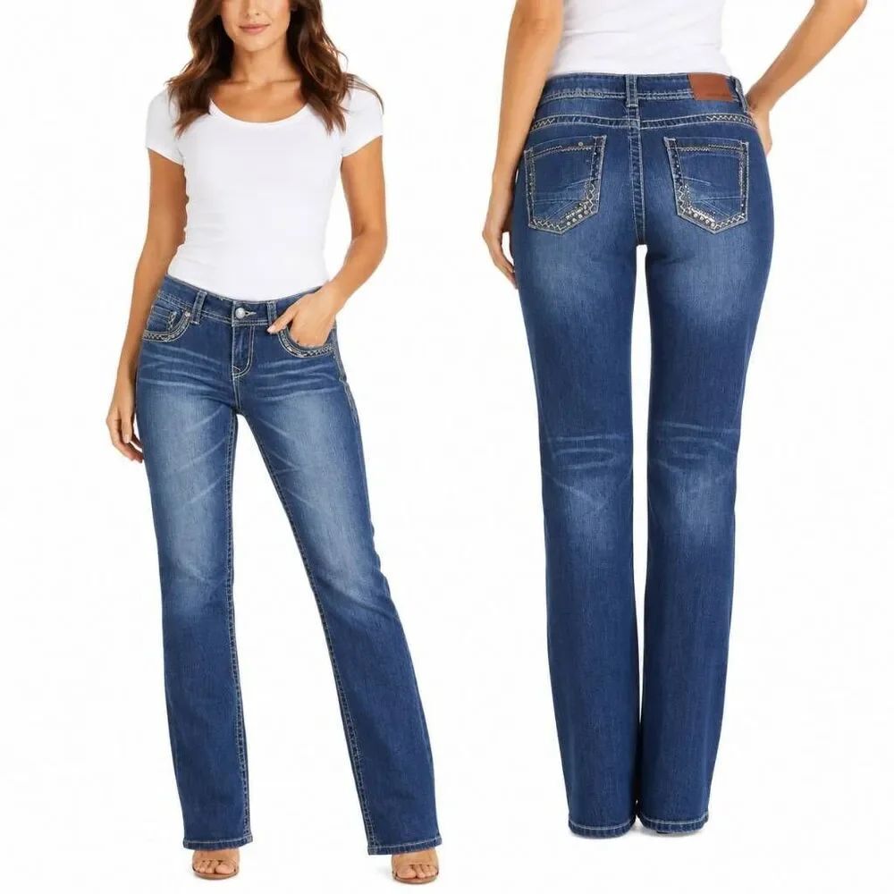 Maurices Slim Bootcut Jeans Women's 5/6 Medium Wash